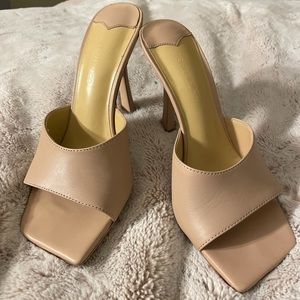 Tony Bianco Bosco Skin Capretto Heels Mules